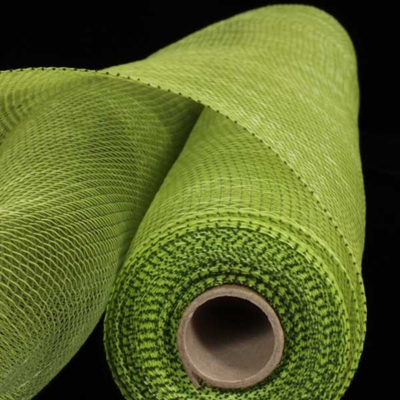 The Ribbon People Lime Green Decorating Mesh Craft Ribbon 21" x 60 Yards